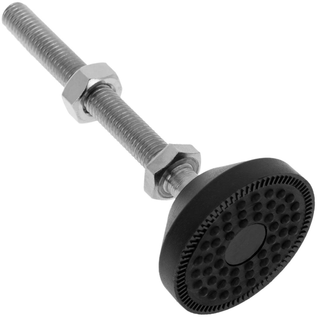 Pés niveladores métricos M10 pacote de 4 unidades.