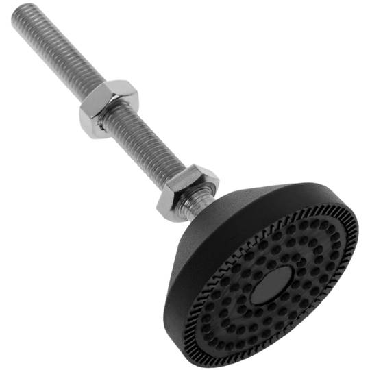 Pés niveladores métricos M10 pacote de 4 unidades.
