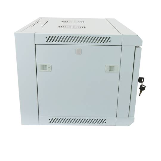 RackMatic 19'' 6U 570x450x390mm SOHORack montado na parede armário de rack 19'' DIY White RAL7035