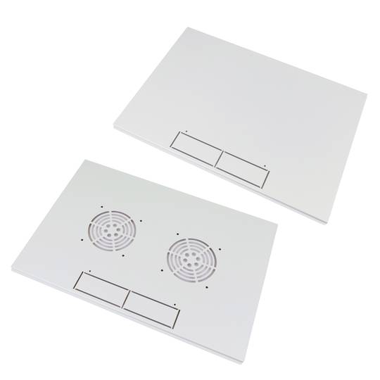 RackMatic 19'' 9U Wandregalschrank 570x450x520mm SOHORack zerlegt DIY weiß RAL7035 von RackMatic