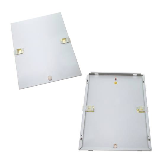 RackMatic 19'' 9U Wandregalschrank 570x450x520mm SOHORack zerlegt DIY weiß RAL7035 von RackMatic