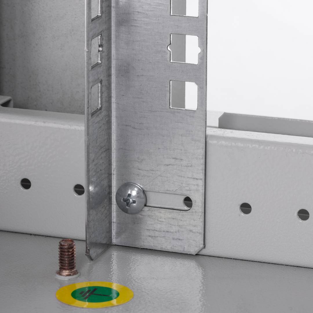 Server rack cabinet 19 inch 6U 600x450x370mm wallmount white SOHORack by RackMatic