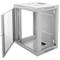 Server rack cabinet 19 inch 12U 600x450x639mm wallmount white SOHORack by RackMatic