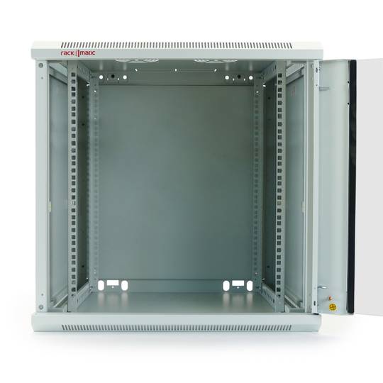 Server rack cabinet 19 inch 15U 600x450x770mm wallmount white SOHORack by RackMatic