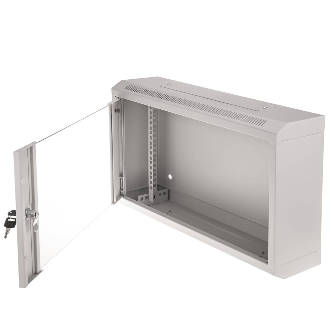 Wandschrank 19'' 6U 600x150x370mm Wand SOHORack weiß