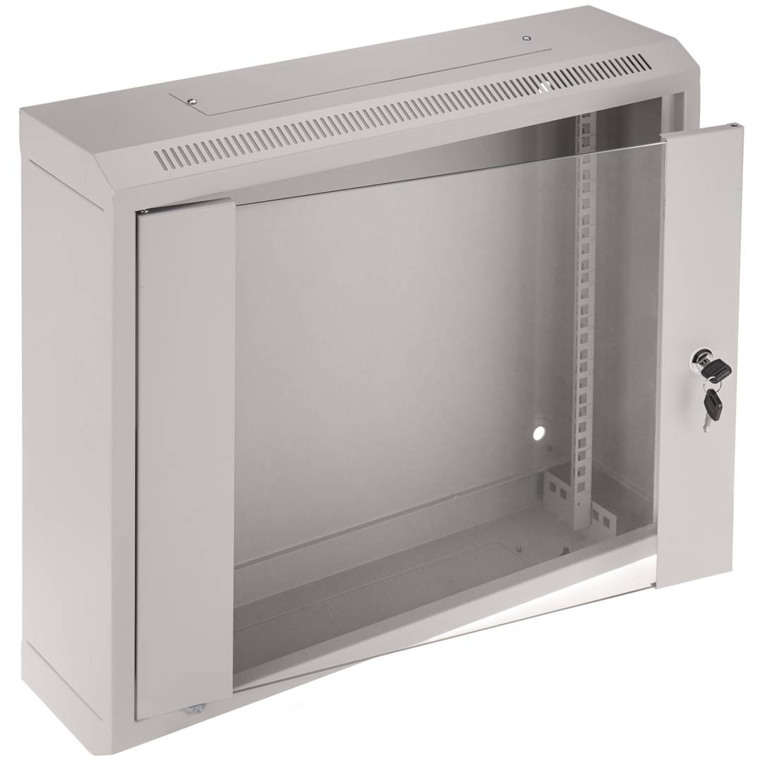 Armário rack de parede 19'' 9U 600x150x505mm parede SOHORack branco