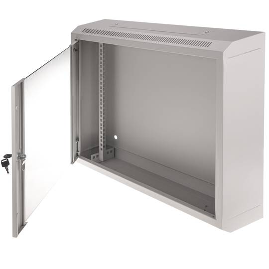 Armário rack de parede 19'' 9U 600x150x505mm parede SOHORack branco