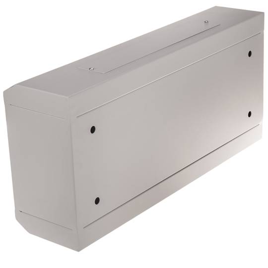 Szafa ścienna 19 '' 4U 600x150x288mm ściana z metalowymi drzwiami SOHORack biała