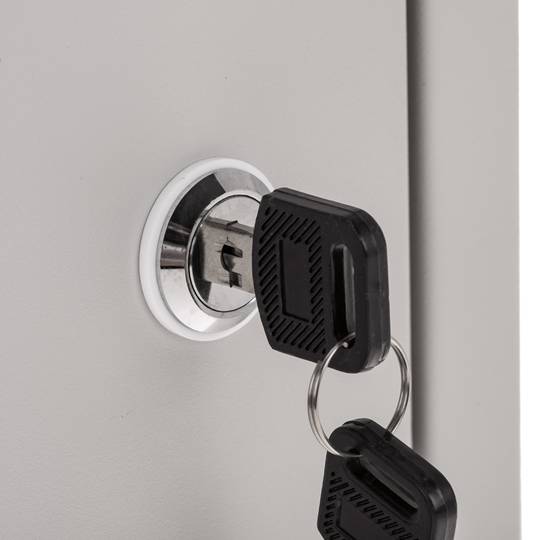 Szafa ścienna 19 '' 4U 600x150x288mm ściana z metalowymi drzwiami SOHORack biała