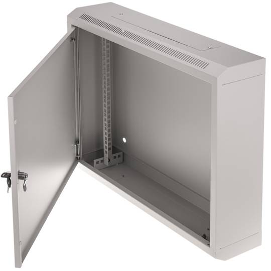 Armário rack mural 19'' 9U 600x150x505mm parede com porta metal SOHORack branco