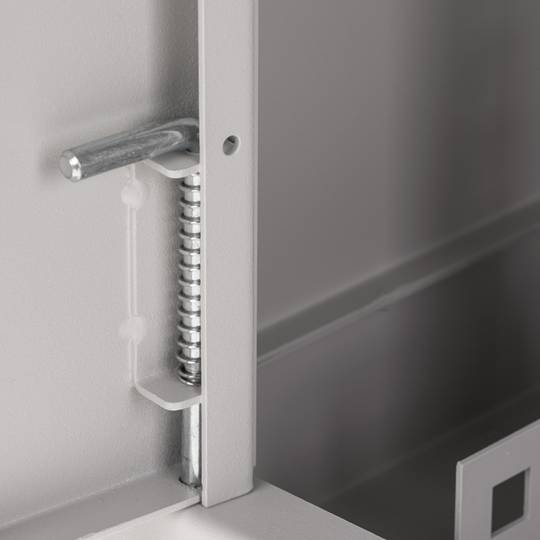 Armário rack mural 19'' 9U 600x150x505mm parede com porta metal SOHORack branco