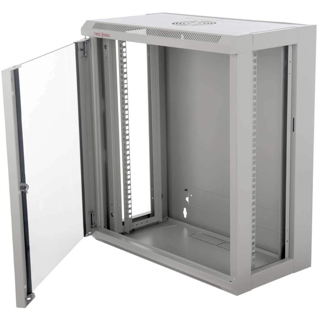 Armario rack mural 19'' 12U 570x300x655mm pared SOHORack desmontado DIY de RackMatic