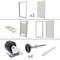 Armário rack de pavimento 19'' 20U 600x800x1000mm branco MobiRack de Rackmatic