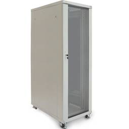 Server rack cabinet 19 inch 42U 600x1000x2000mm floor standing white MobiRack by RackMatic