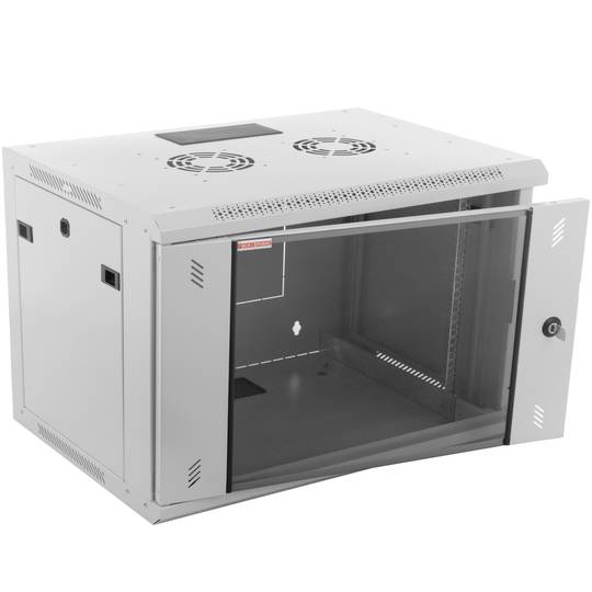 Armoire rack murale 19'' 6U 600x450x372 mm SOHORack de RackMatic en blanc RAL 9035