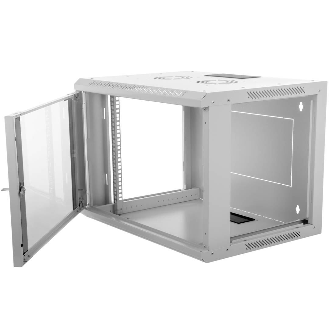 Armoire rack murale 19'' 6U 600x450x372 mm SOHORack de RackMatic en blanc RAL 9035