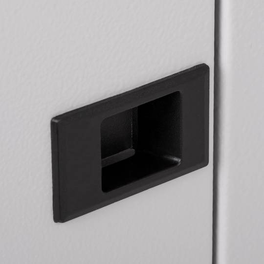 19'' 9U 600x450x506 mm wandmontierter Rackschrank SOHORack von RackMatic in Weiß RAL 9035