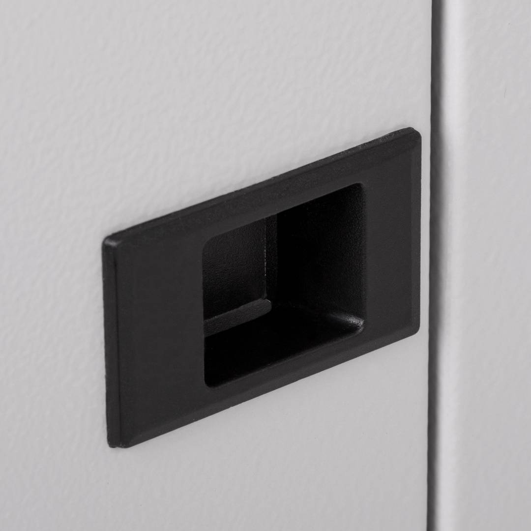 19'' 12U 600x450x639 mm wandmontierter Rackschrank SOHORack von RackMatic in Weiß RAL 9035