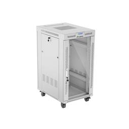 Rack Cabinet 19" Free-Standing 22U F800 600x800x1216mm Black Lanberg