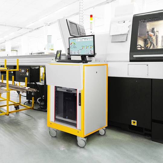 Mobiel werkstation Rack 16U 19