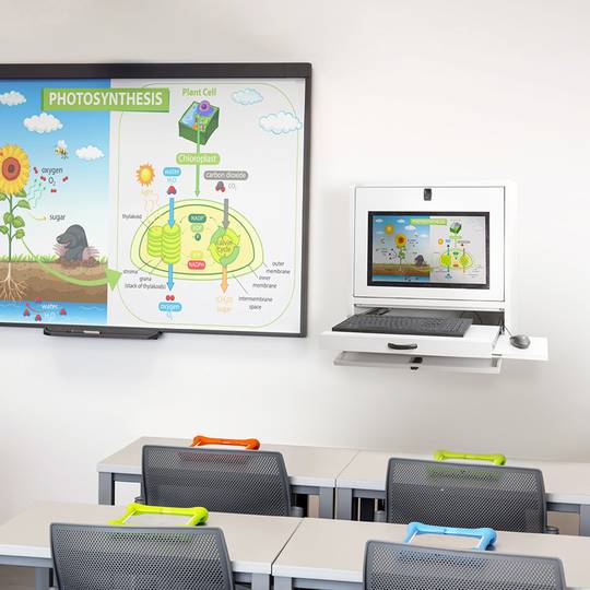 Estação de trabalho de parede com proteção IP20 670x350x651mm