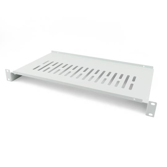 Tray rack front fastening 1U 250 mm white