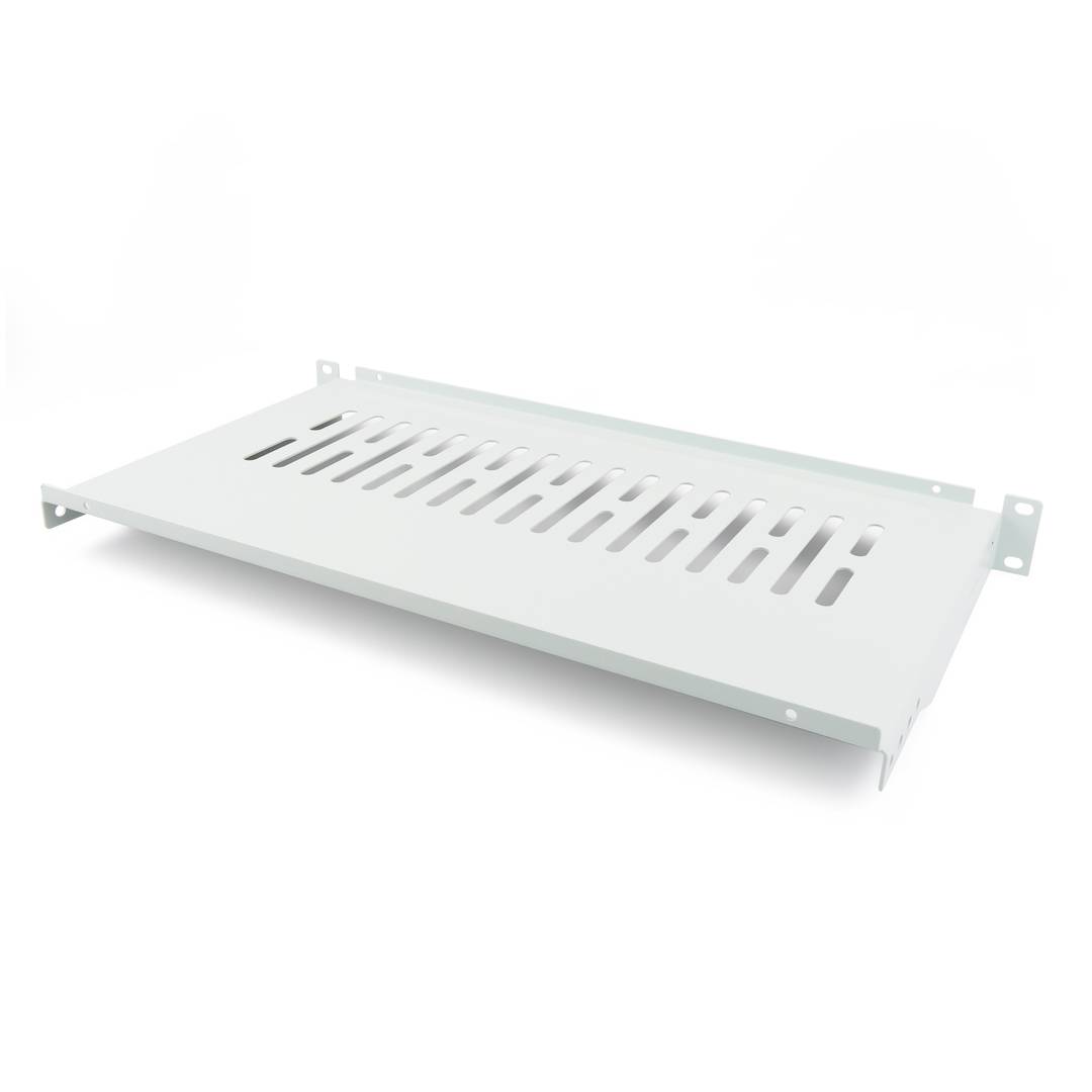 Tray rack front fastening 1U 250 mm white