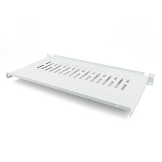Tray rack front fastening 1U 250 mm white