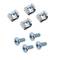 Tray rack front fastening 1U 250 mm white