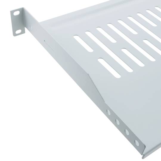 Tray rack front fastening 1U 250 mm white