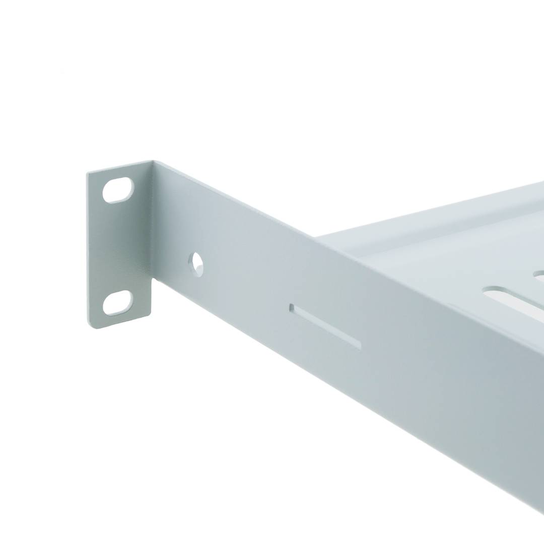 Tray rack front fastening 1U 250 mm white