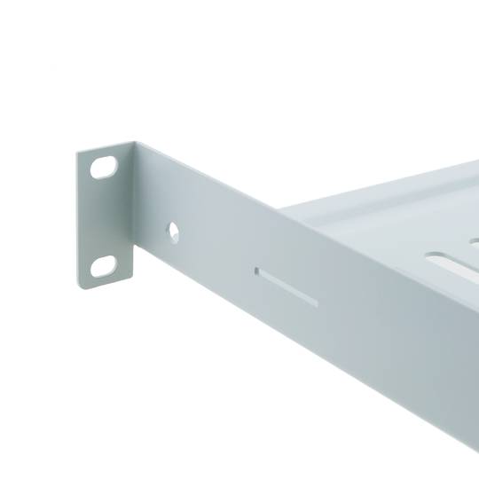 Tray rack front fastening 1U 250 mm white