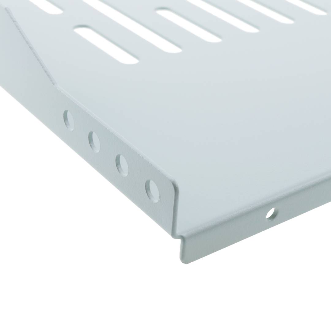 Tray rack front fastening 1U 250 mm white
