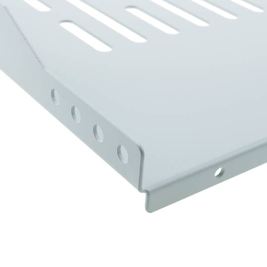 Tray rack front fastening 1U 250 mm white