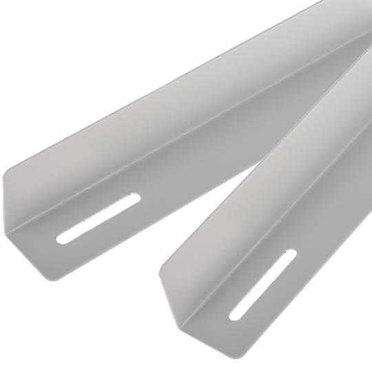 Guias laterais fixas para suporte de rack 19 branco 350mm