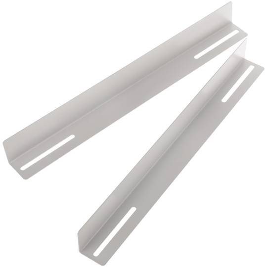 Guide laterali fisse per supporto armadio rack 19 bianco 450mm