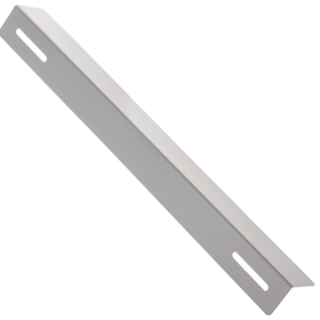 Vaste zijgeleiders voor rackkaststeun 19 wit 550mm