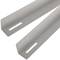 Fixed side guides for rack cabinet support 19 white 750mm