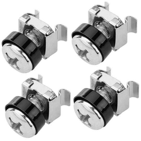 Fixed side guides for rack cabinet support 19 white 750mm