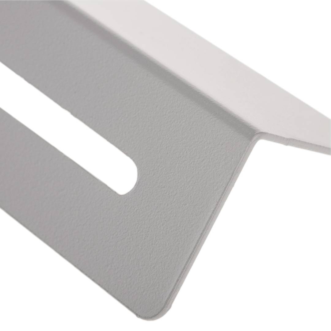 Fixed side guides for rack cabinet support 19 white 750mm