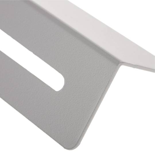 Fixed side guides for rack cabinet support 19 white 750mm