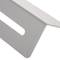 Fixed side guides for rack cabinet support 19 white 750mm