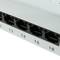 Patchpaneel 24 RJ45 Cat.5e UTP 1U wit met kam