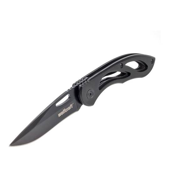 Knife with folding smooth blade 4288000 Wolfcraft