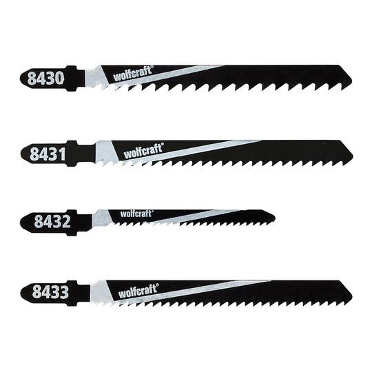 Pack de 10 unidades hoja de sierra de calar madera blanda Wolfcraft 8430000