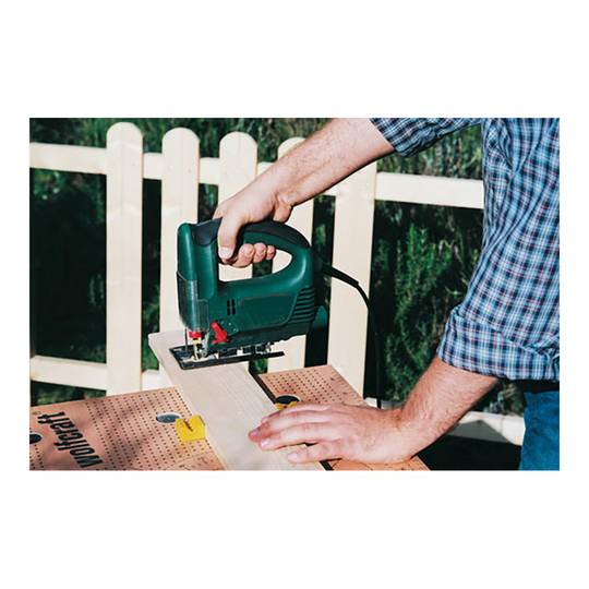 Pack de 2 unités lame de scie pour scie sauteuse HCS avec tige en T 75 mm Wolfcraft 2310000