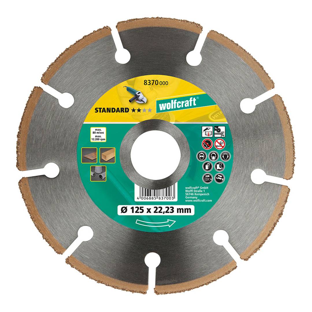 Disco de corte CT de 115mm Wolfcraft 8369000
