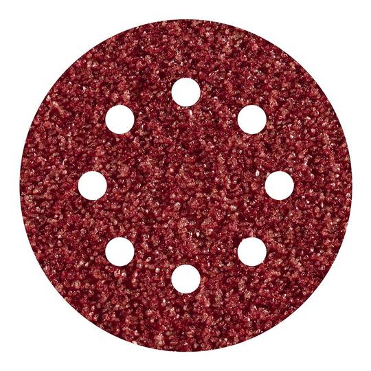 Faithfull Confezione 25 Dischi Abrasivi Forati 150mm Grana 120 - Carta Vetro Per Levigatrice Orbitale