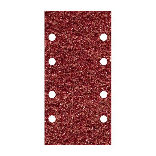 Pack of 10 units corundum adhesive sanding sheet with grain 80 of 93x185mm Wolfcraft 1767000