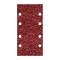 Pack of 10 units corundum adhesive sanding sheet with grain 80 of 93x185mm Wolfcraft 1767000